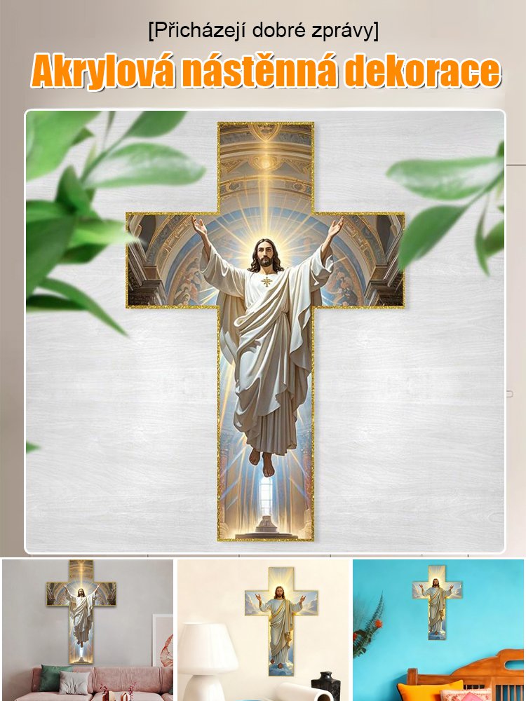 【Dobrá zpráva se blíží】Akrylová nástěnná dekorace