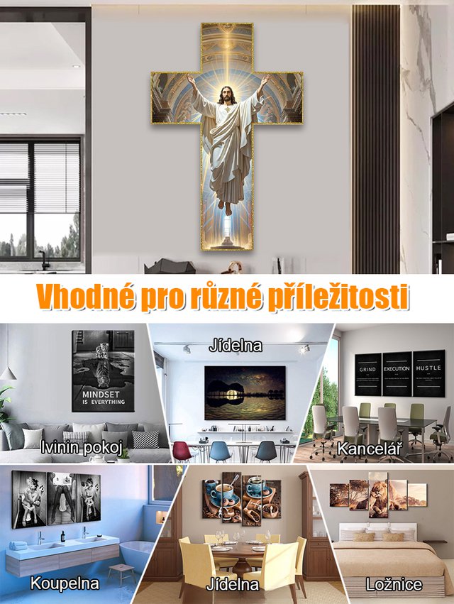 【Dobrá zpráva se blíží】Akrylová nástěnná dekorace