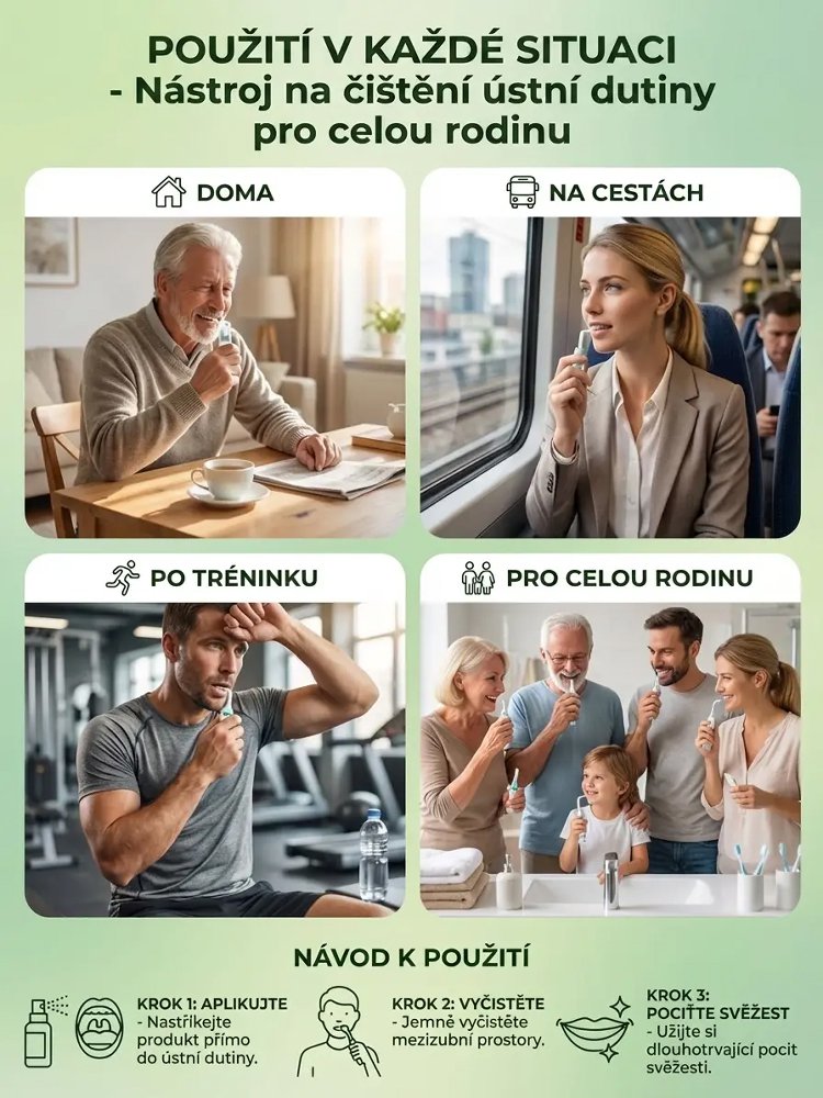 Sprej na odstranění zubního kamene z Německého Nobelova výzkumu