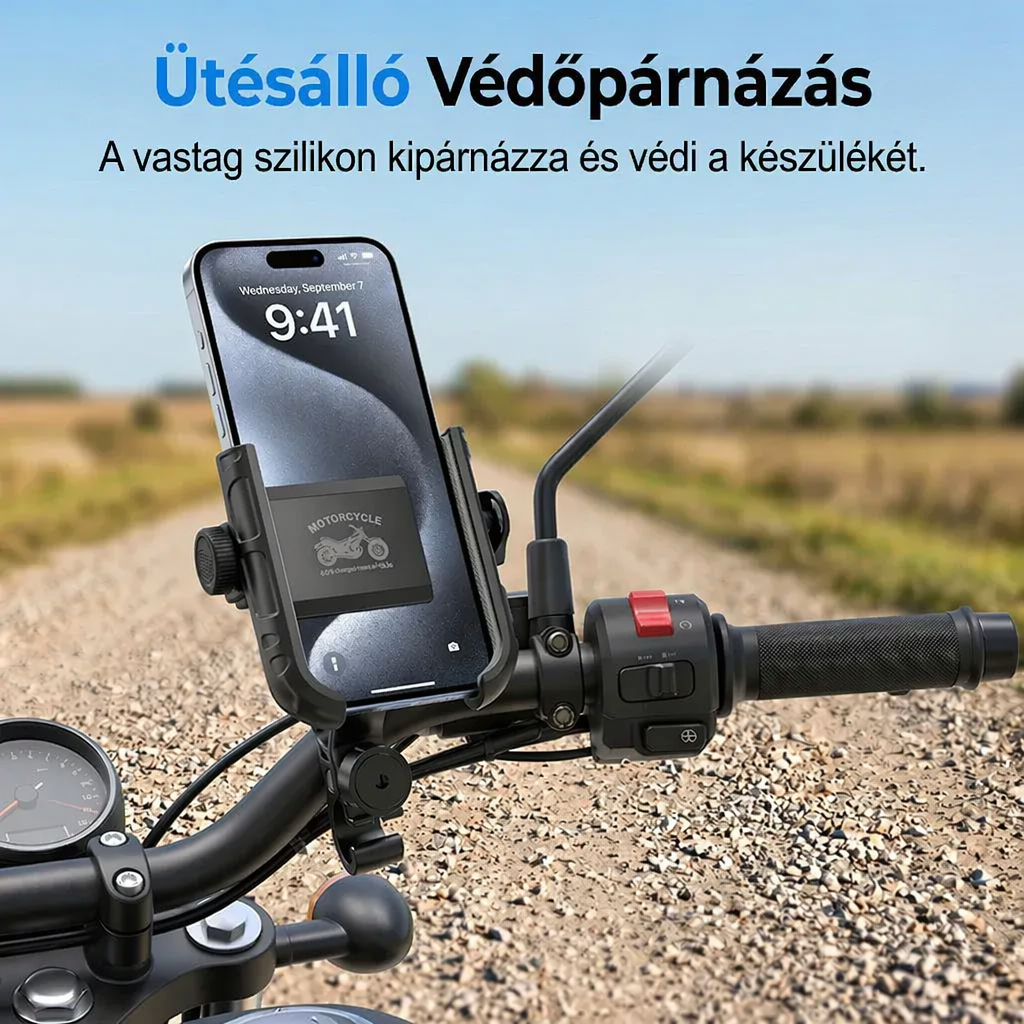 🚲✨ Držák telefonu na kolo s rychlou montáží 🛡️