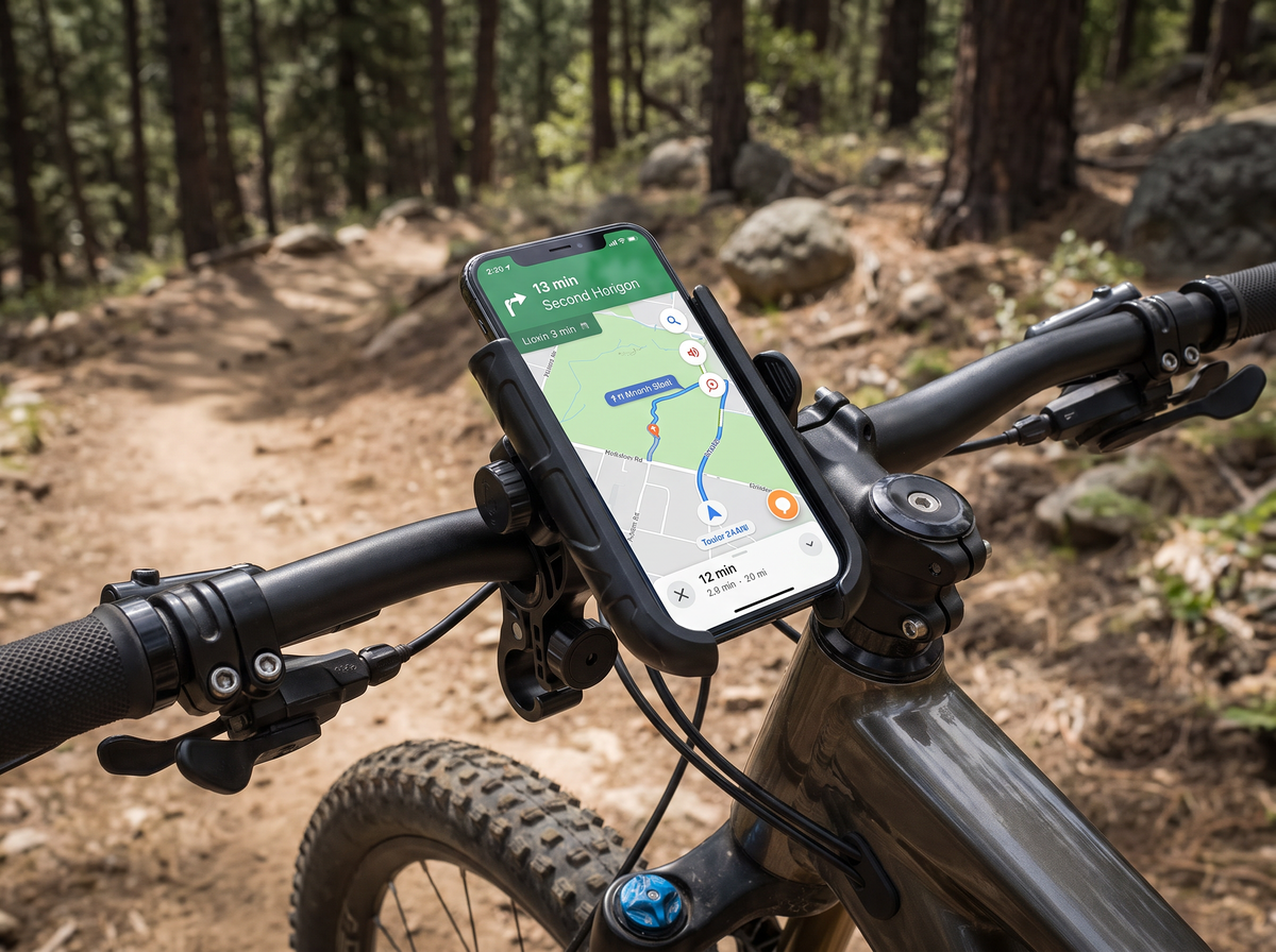 🚲✨ Držák telefonu na kolo s rychlou montáží 🛡️