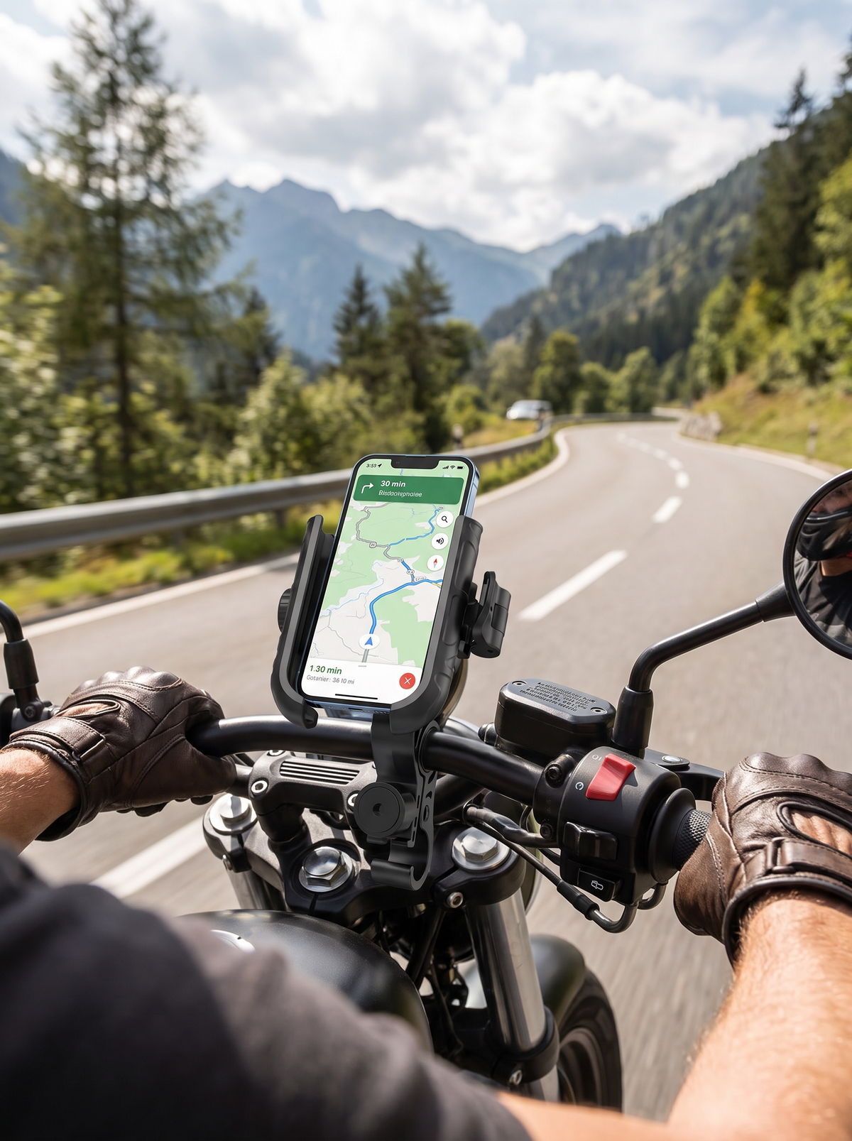 🚲✨ Držák telefonu na kolo s rychlou montáží 🛡️