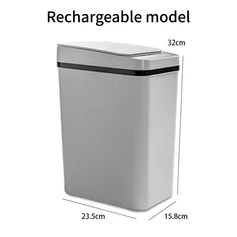 🗑️ 16litrový odpadkový koš s pohybovým senzorem – Otevírá se sám! ♻️