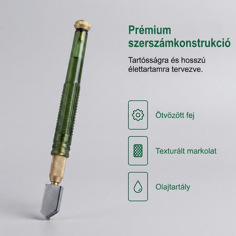 🛠️Profesionální diamantová řezačka – s válečky z tvrzené slitiny, které umožňují přesné řezání jak skla, tak dlaždic.
