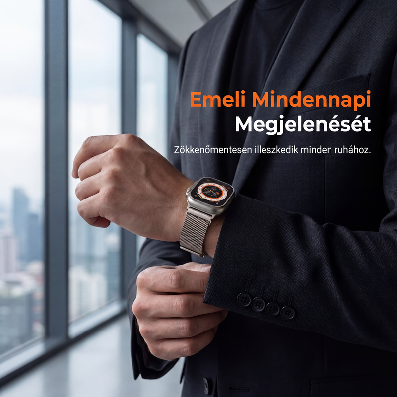 ⌚Řemínek z nerezové oceli – pro Apple Watch