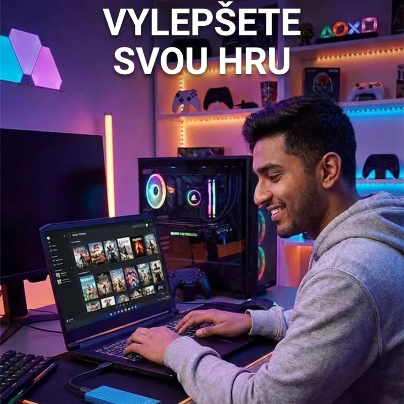 ⚡ Vysokorychlostní přenosný externí SSD disk – Kompaktní, rychlý, praktický ✨
