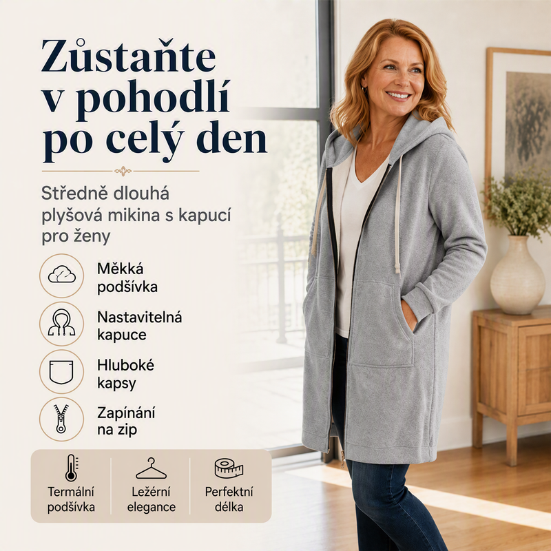 🥳Őszi Új Érkezések Akció 49% Kedvezmény🔥Női alkalmi cipzáras pulóver – Kényelmes őszi viselet✨