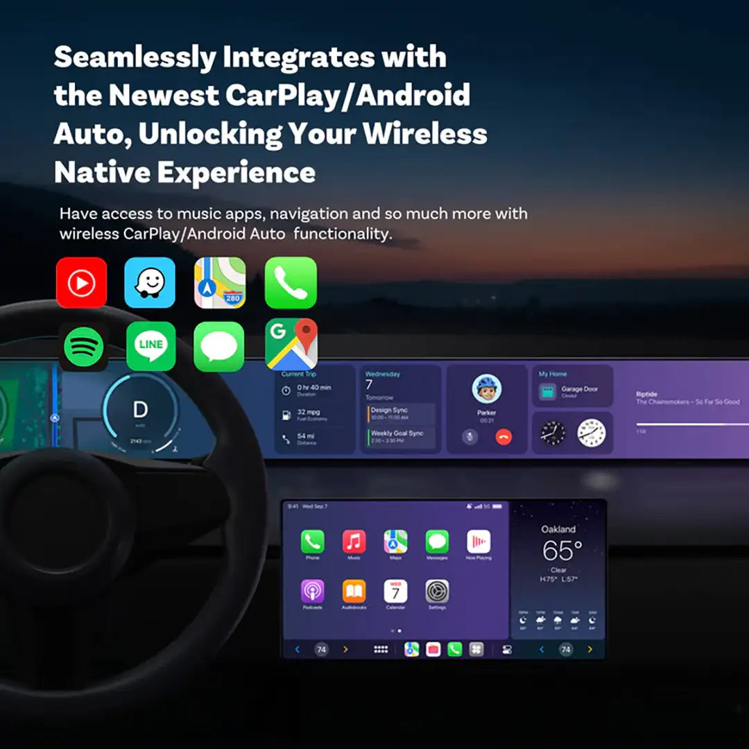 Bezdrátový adaptér Ottocast Mini 3.0 Ultra Cube CarPlay pro Android Auto