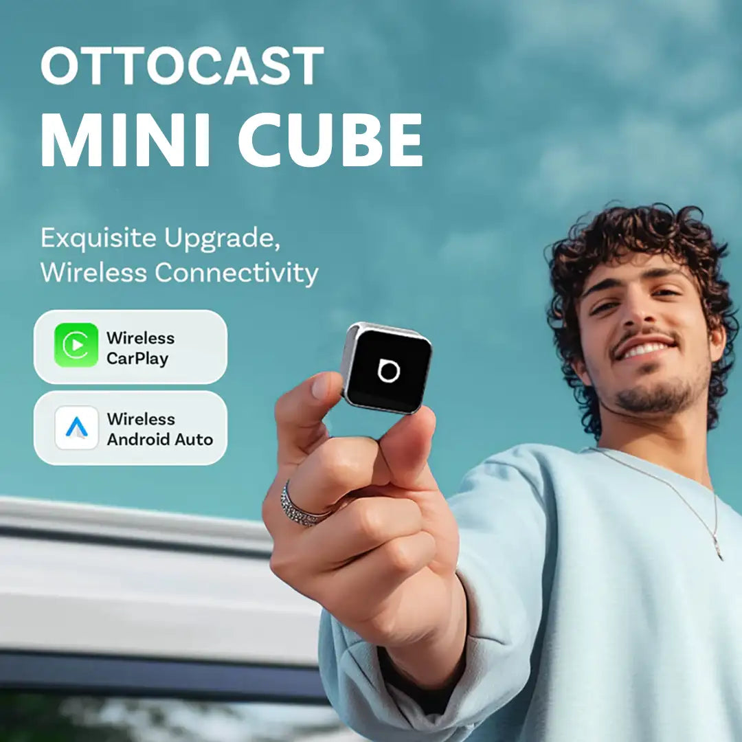 Bezdrátový adaptér Ottocast Mini 3.0 Ultra Cube CarPlay pro Android Auto