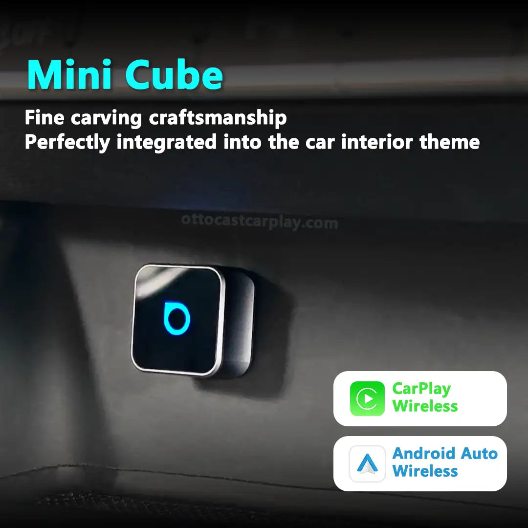 Bezdrátový adaptér Ottocast Mini 3.0 Ultra Cube CarPlay pro Android Auto