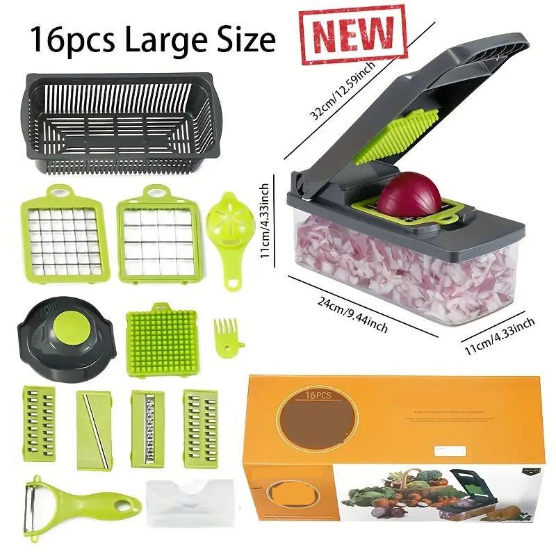 🎊 16dílná sada 🎊 Multifunkční kráječ ovoce a zeleniny