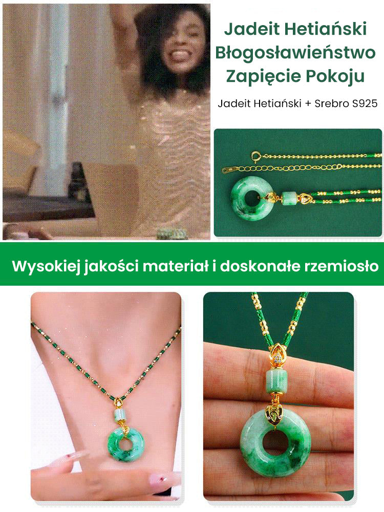 ✨Klidně šperky s nefritovým přívěskem