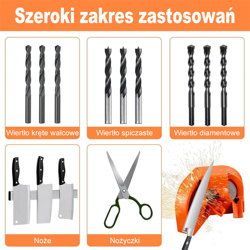 🔥 Multifunkční ostřička vrtáků