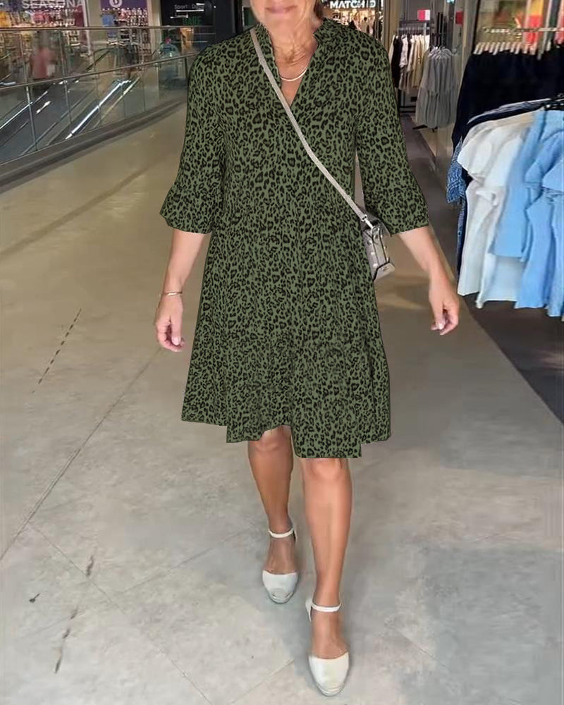 Šaty s leopardím potiskem