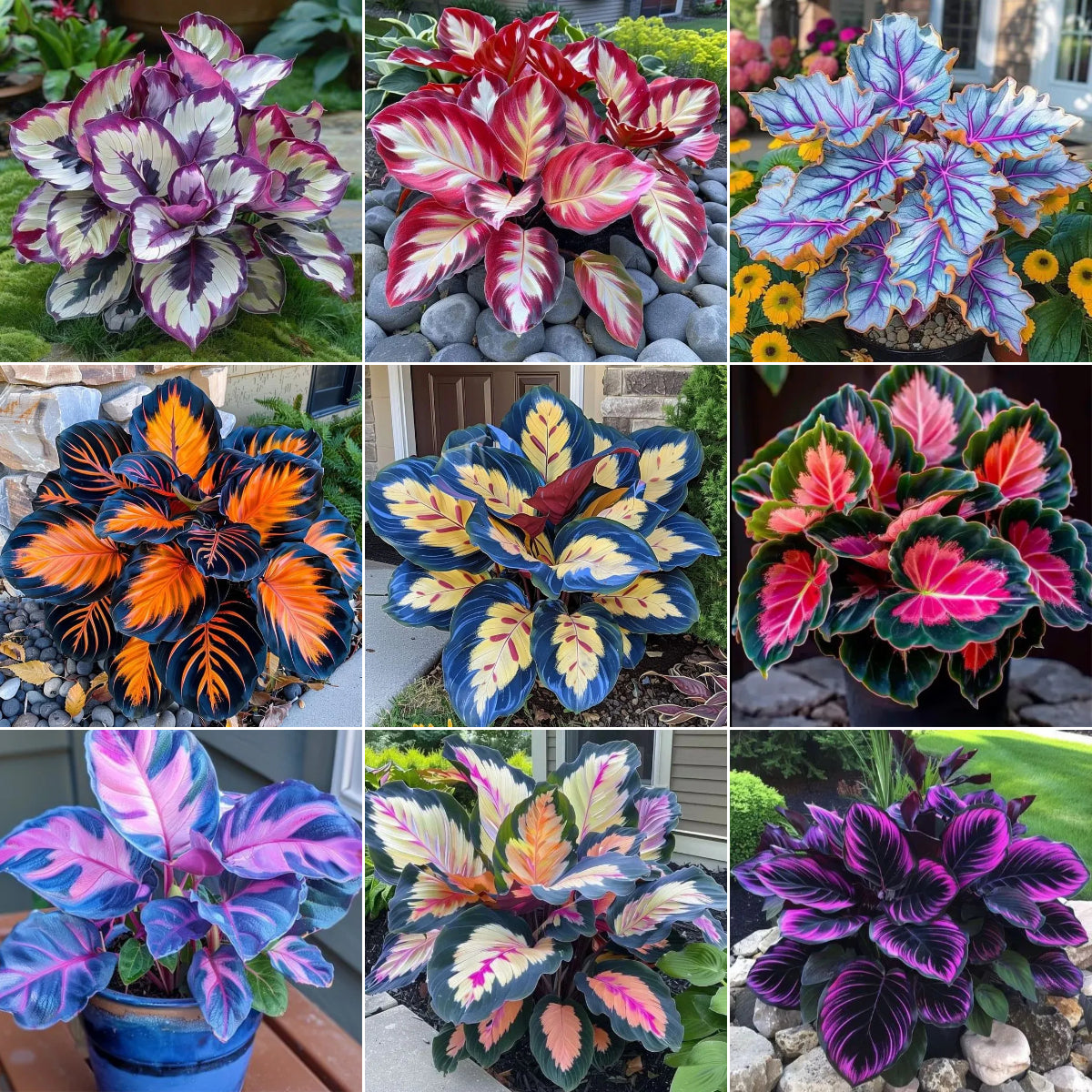 🌿 Barevná semínka hosty – král stínu v zahradě! 🌿