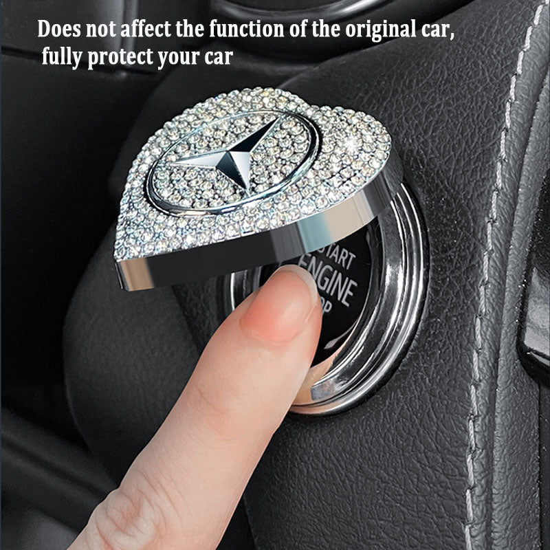 Žhavý výprodej 2025🔥Ochranné pouzdro s jedním tlačítkem pro startování s diamanty