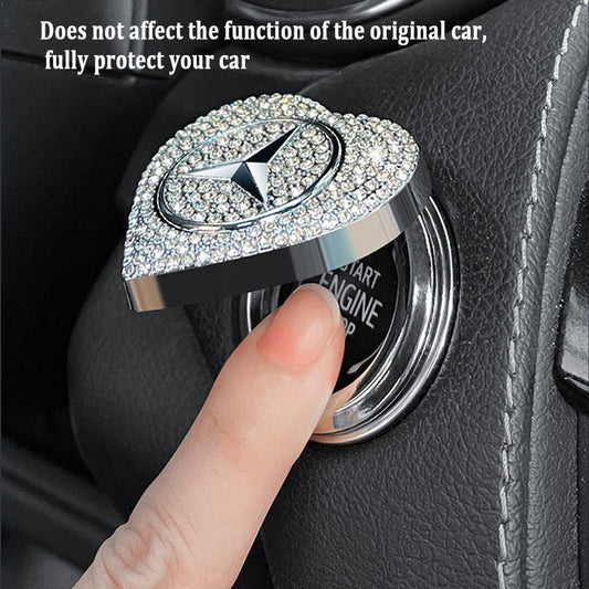 Žhavý výprodej 2025🔥Ochranné pouzdro s jedním tlačítkem pro startování s diamanty