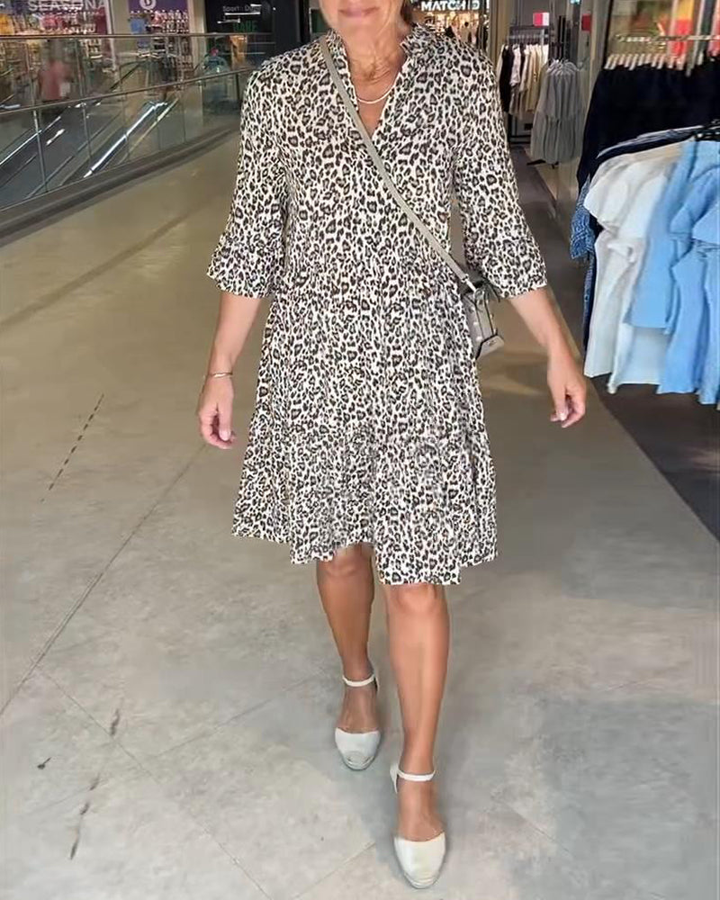 Šaty s leopardím potiskem