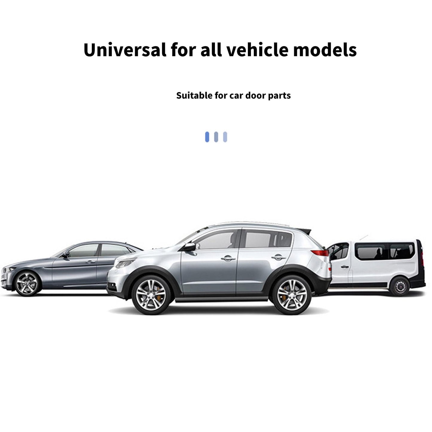 Průhledné ochranné kryty hran dveří auta