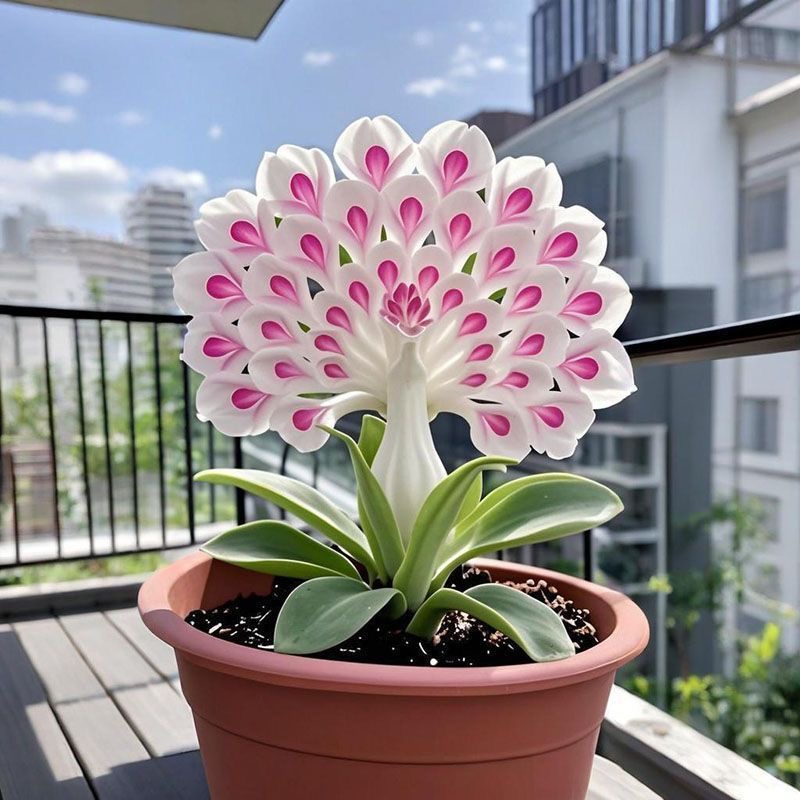 💠 Královna voňavých květin – cibule orchideje paví, vytvářející čistý a luxusní zahradní zážitek