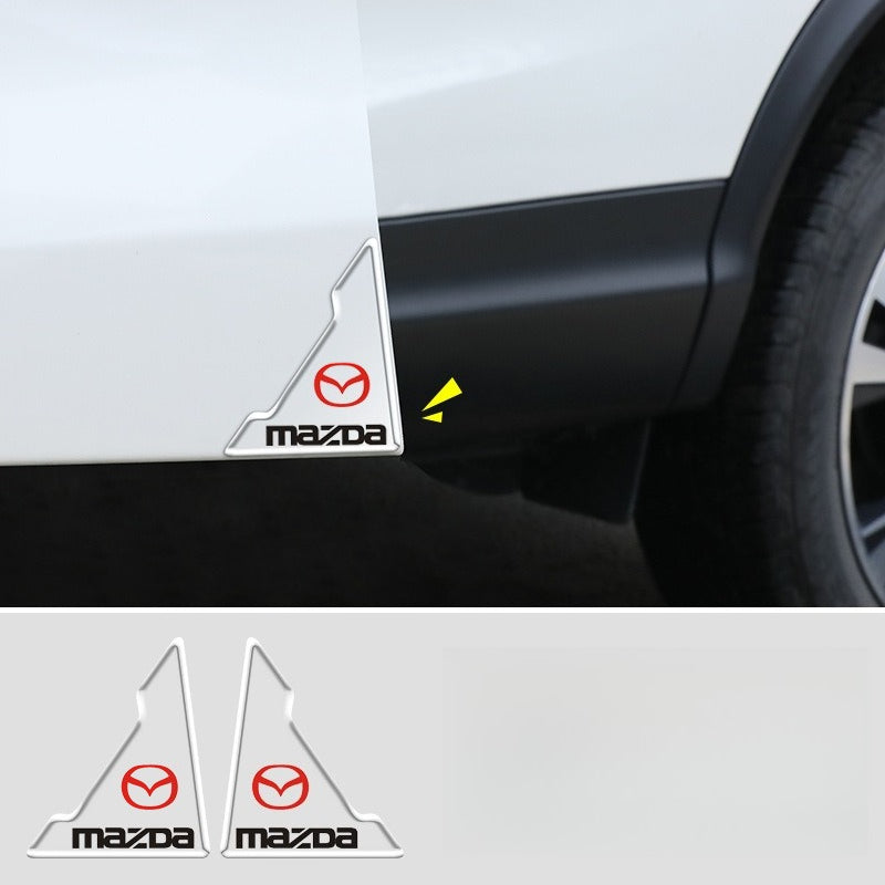 Průhledné ochranné kryty hran dveří auta