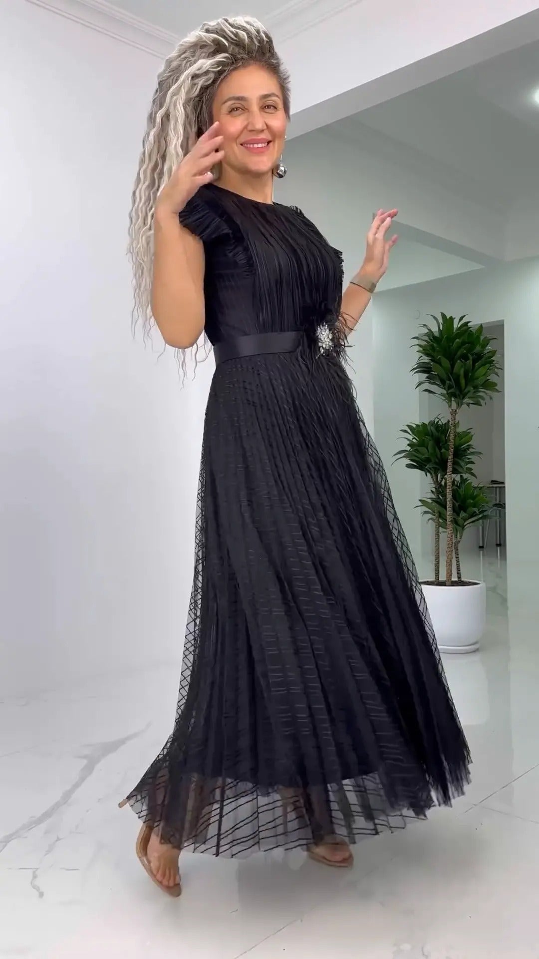 [S-5XL]🥰✨ 2025 šifonové šaty Slim Fit