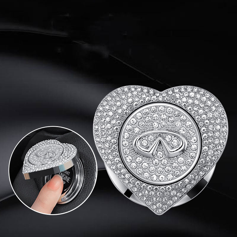 Žhavý výprodej 2025🔥Ochranné pouzdro s jedním tlačítkem pro startování s diamanty