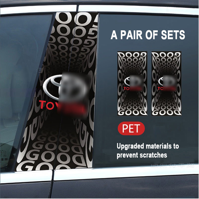 🔥Kiárusítás🔥2025-ös autó kreatív B-oszlop módosító HD védőfólia (2 db)