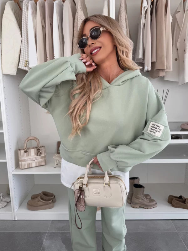 Pohodlný bavlněný dvoudílný oblek