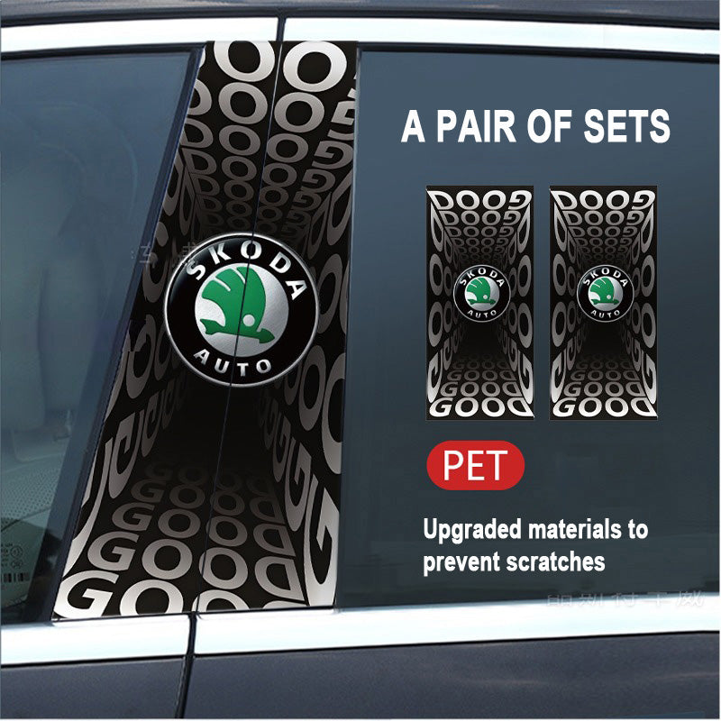 🔥Kiárusítás🔥2025-ös autó kreatív B-oszlop módosító HD védőfólia (2 db)