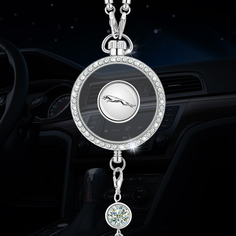 Přívěsek s logem auta aromaterapie z kovu a diamantů