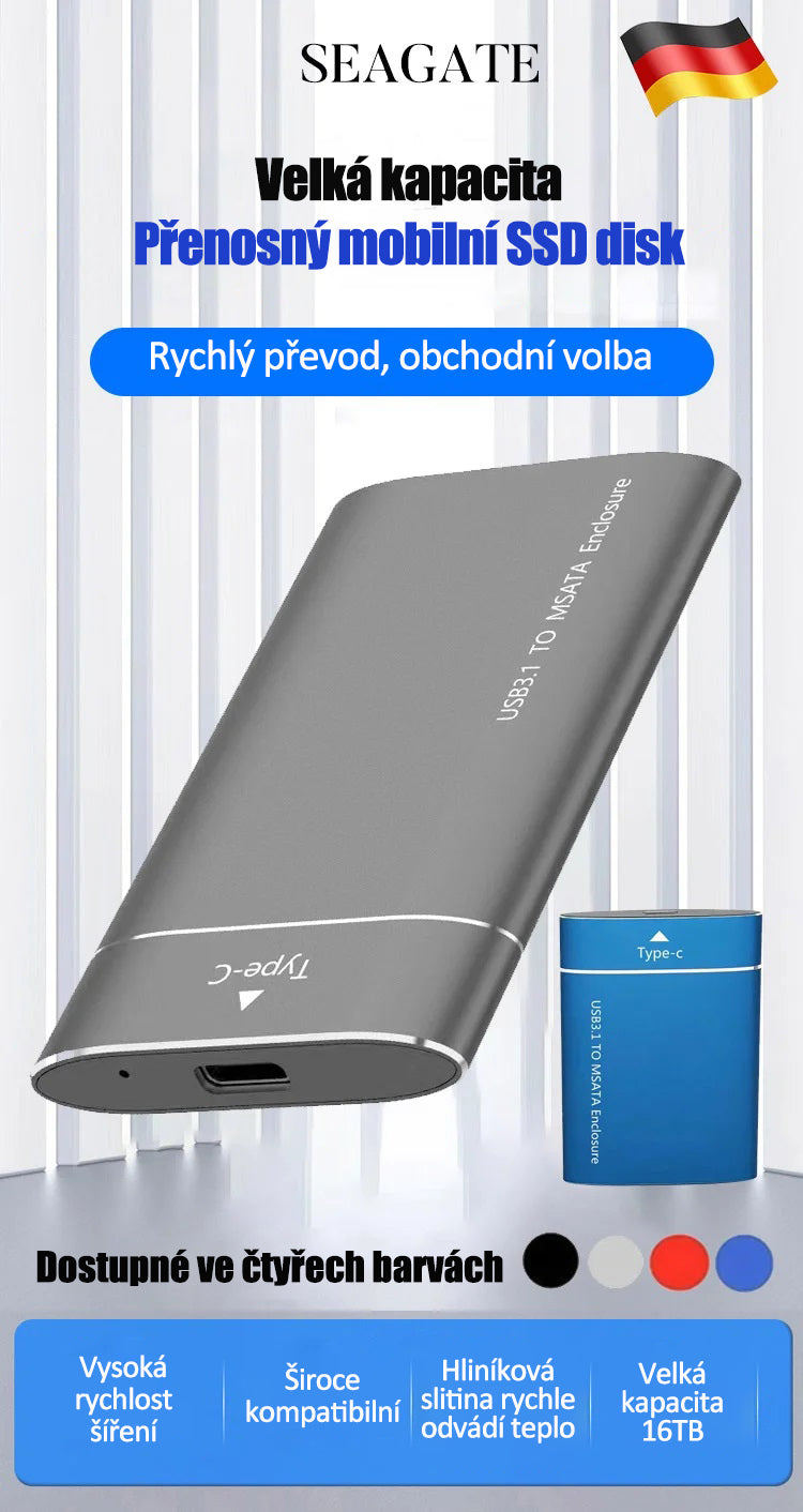 Přenosný mobilní SSD disk
