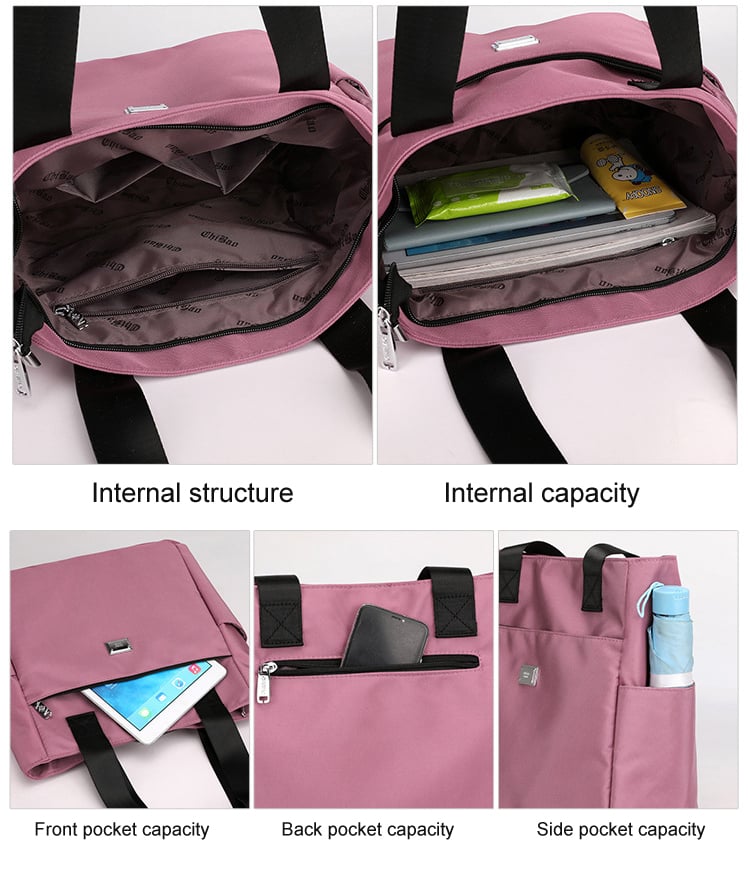🔥Voděodolná nylonová taška přes rameno s velkou kapacitou a několika kapsami👜