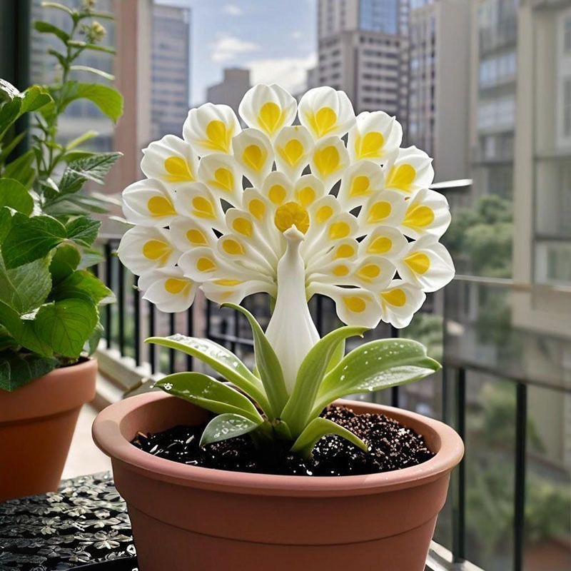 💠 Královna voňavých květin – cibule orchideje paví, vytvářející čistý a luxusní zahradní zážitek