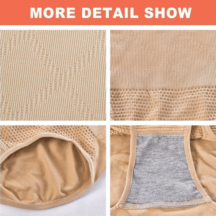 🔥Kupte 1, dostanete 2 zdarma🔥Kalhotky s vysokým pasem a korekcí bříška