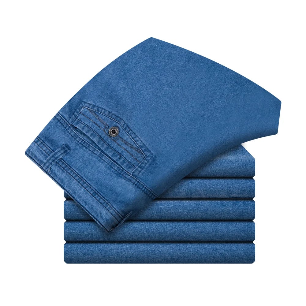 👖 Rovné pánské džíny s vysokým pasem -TAB