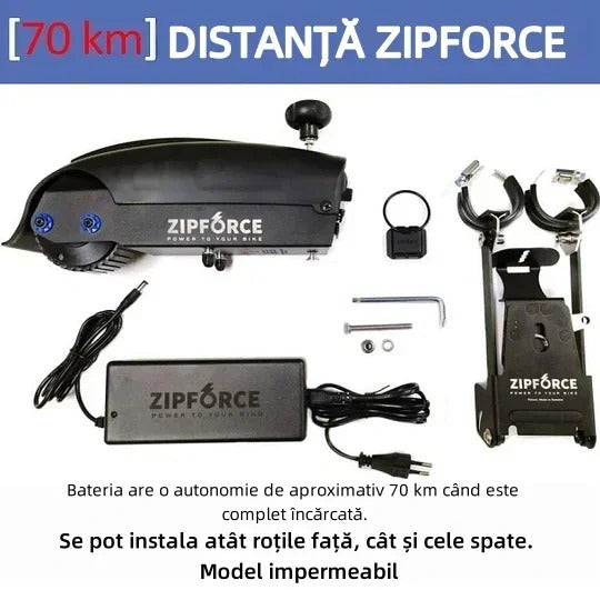 Motor Zipforce pro jízdní kola - Lze použít na přední i zadní kola