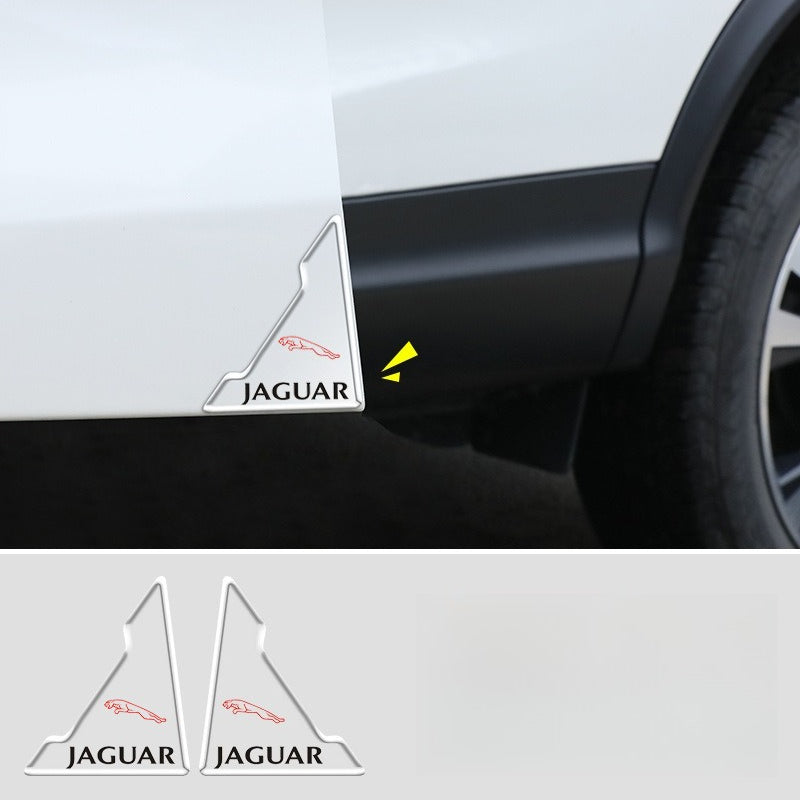 Průhledné ochranné kryty hran dveří auta