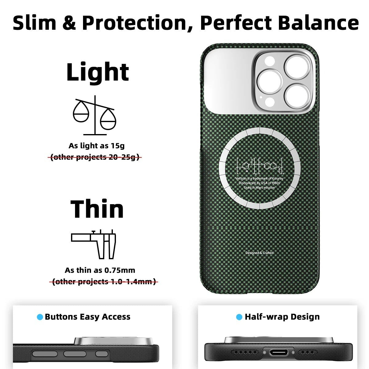 Globalna limitowana edycja inteligentnego etui ochronnego Magnetic Future Technology (kompatybilne z iPhone'em 17-12)