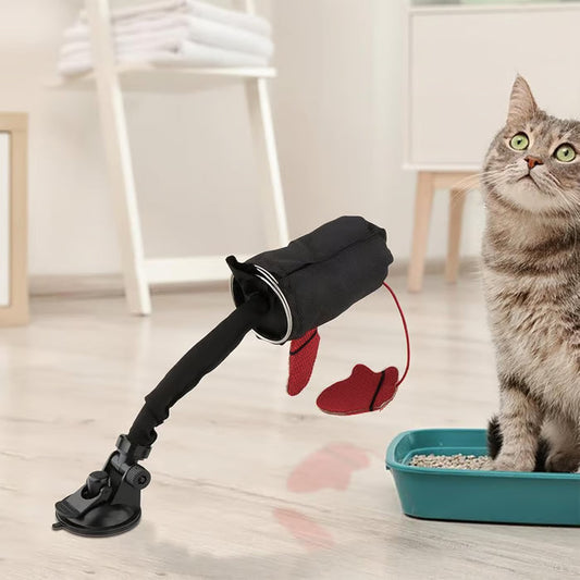 Interaktivní hračka pro kočky ve tvaru vlaku