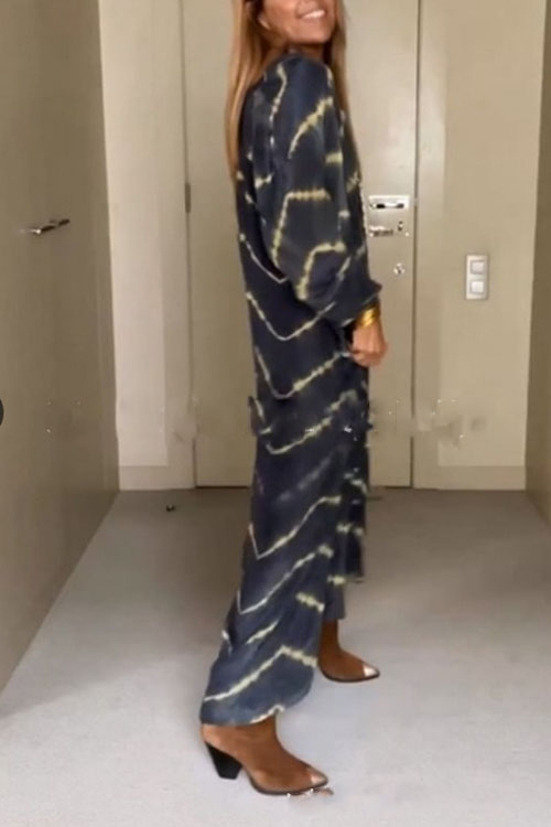 Velká volná dlouhá sukně Kathiadress Plus s digitálním potiskem