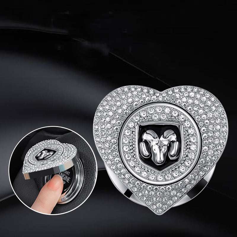 Žhavý výprodej 2025🔥Ochranné pouzdro s jedním tlačítkem pro startování s diamanty