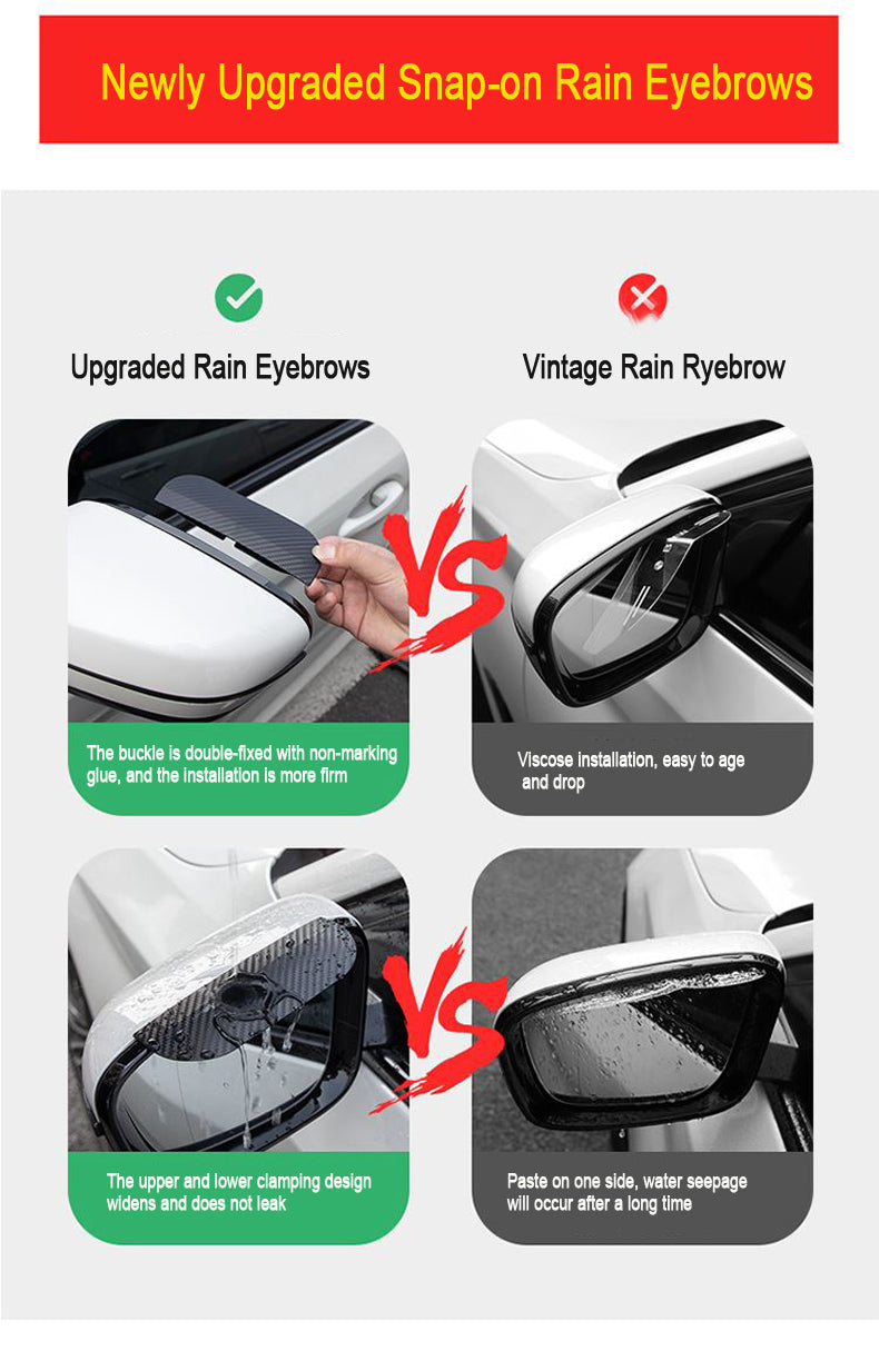 Žhavý výprodej ✨50% SLEVA ✨Uhlíkové vlákno Rain obočí ✨2 ks ✨