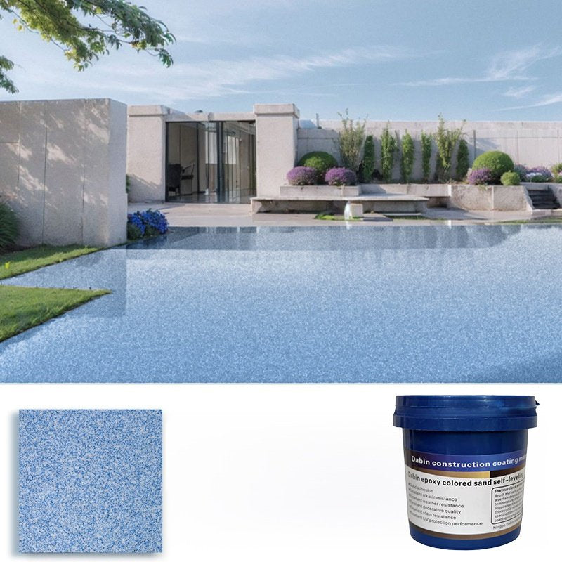 [Německé řemeslo]Modernizace epoxidového barevného pískového podlahového nátěru