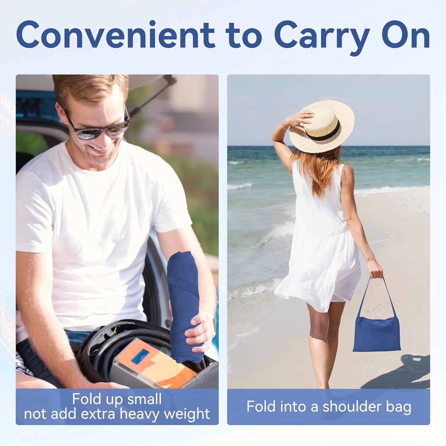 🏖️🌞 Ručník na opalování v tašce s úložnými kapsami💦