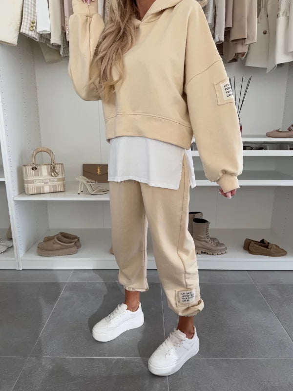 Pohodlný bavlněný dvoudílný oblek