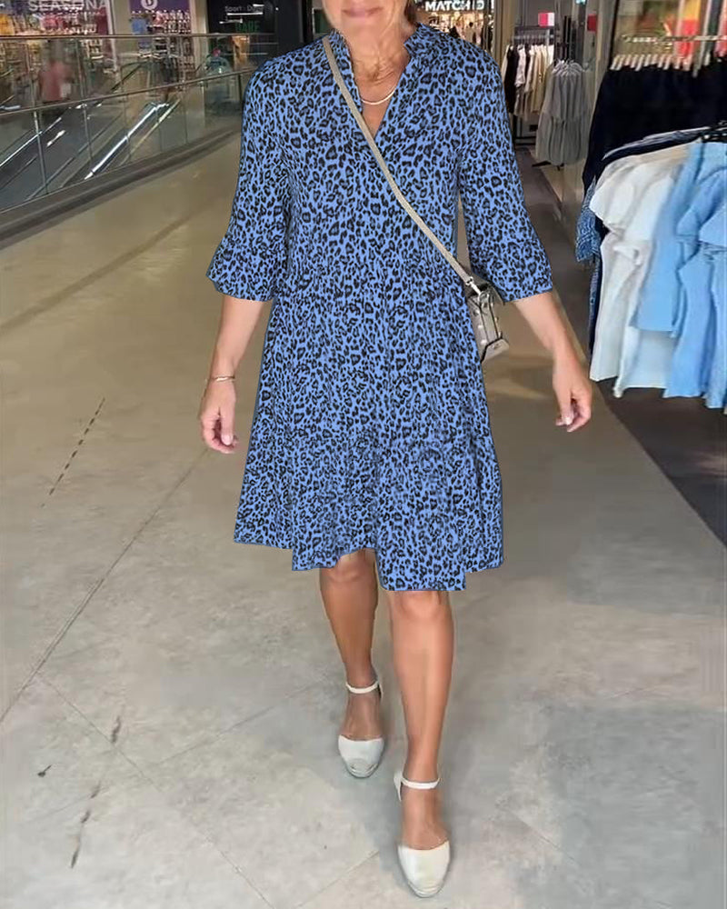 Šaty s leopardím potiskem