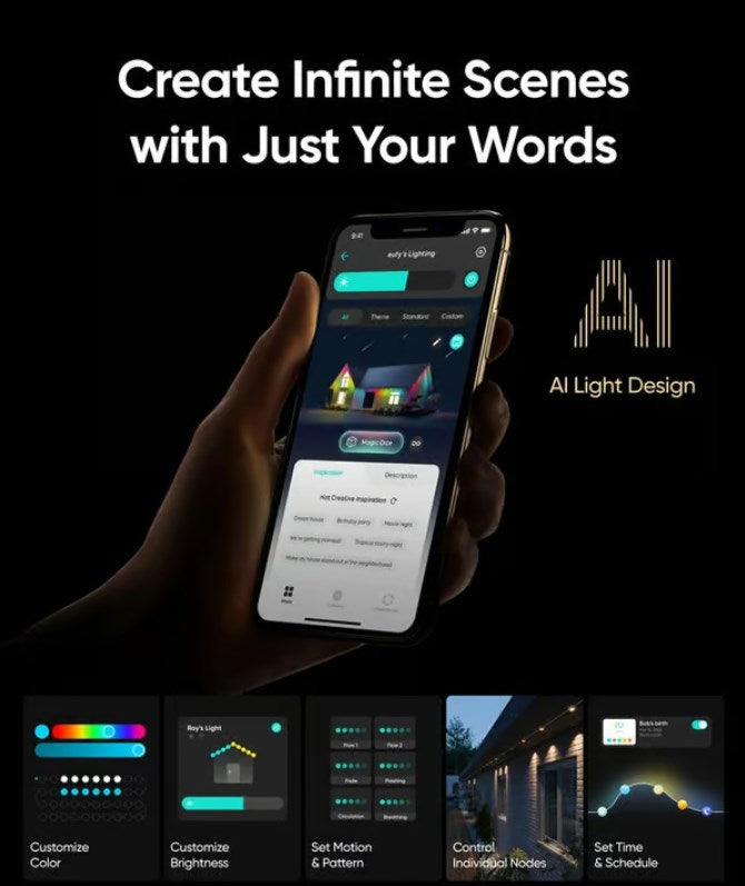 ⏰Poslední den výprodeje🌈Chytré duhové LED venkovní permanentní světlo