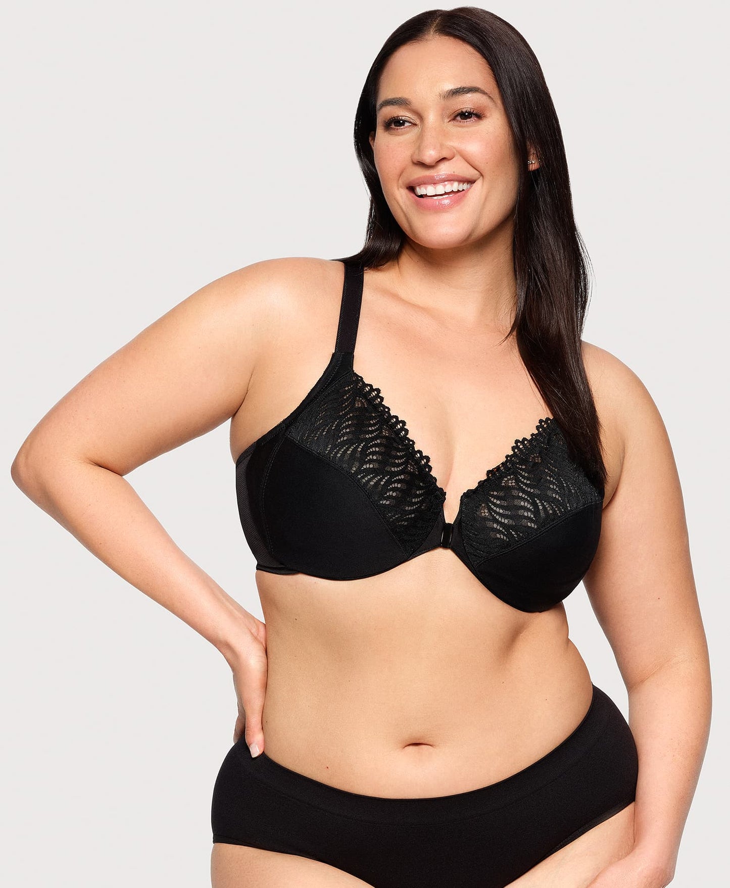 Triumph - (4 ks) - 💖Podprsenka s předním zapínáním a T-zádovým dílem