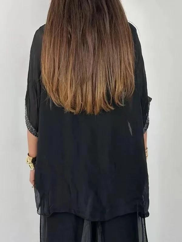 💟Dvojitá flitrová tunika a kalhoty